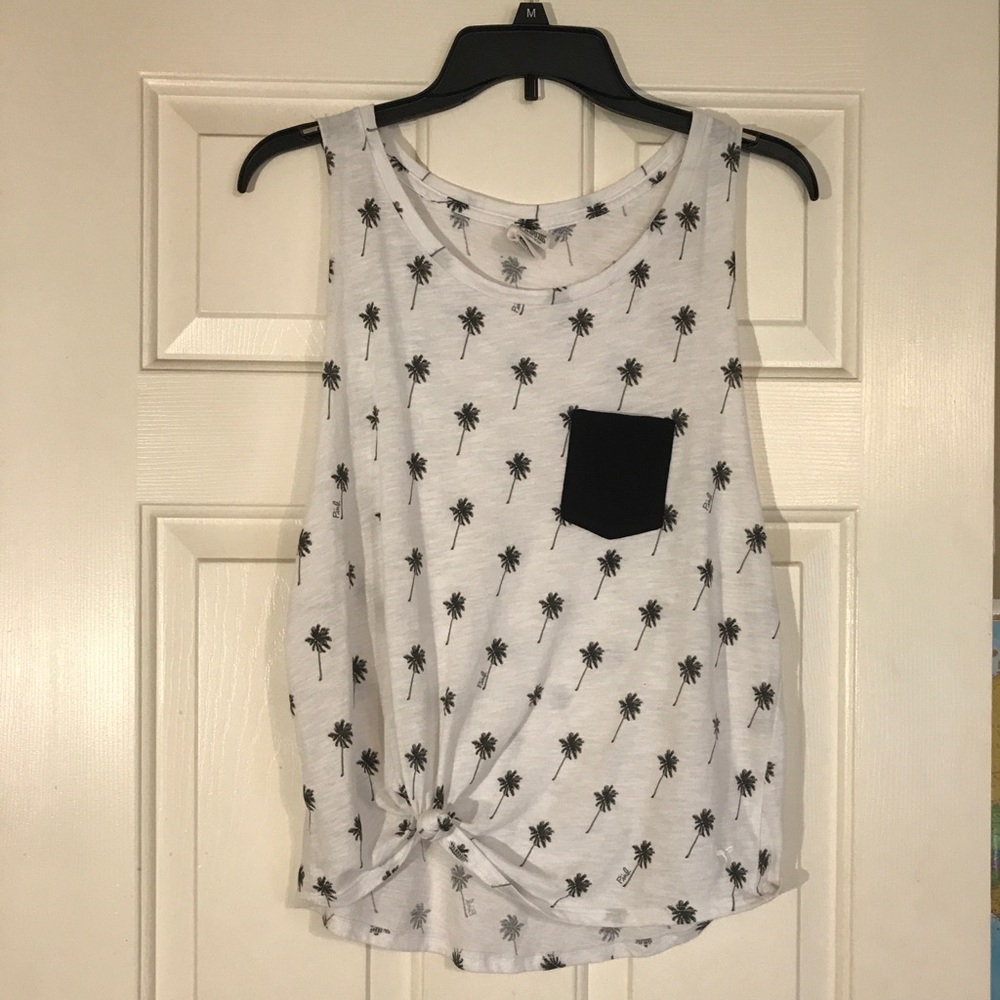 Palm tree muscle tank
